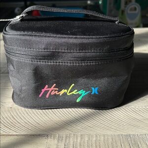 Hurley Black Bag with Multicolor Logo